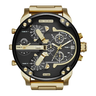 Obrázek Diesel MR Daddy 2.0 Hodinky se stopkami goldcoloured, Muži, Velikost: One Size, Gold coloured