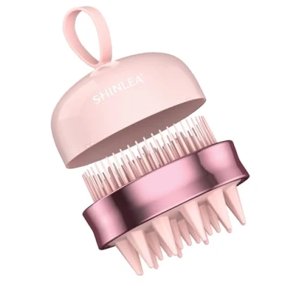 Obrázek masážní kartáč SHINLEA Scalp Massager pro Clean, oboustranná šampon masáž hlavy Scrub na vlasy mokré a suché použití, 2 v 1 design