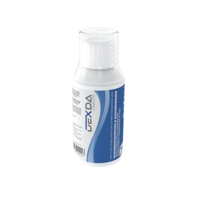 Obrázek WM aquatec DEXDA Complete 120 ml pro dezinfekci pitné vody a konzervaci kempování, obytné vozy, čluny UVM. konzervuje celkem 1 200 litrů tankové vyrobeno v Německu