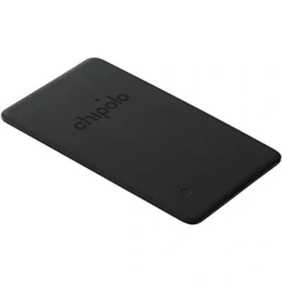 Obrázek Chipolo Card Spot vyhledávač peněženek, Bluetooth tracker pro peněženku funguje s Apple, kde je? Aplikace (pouze iOS) (nohy černá)