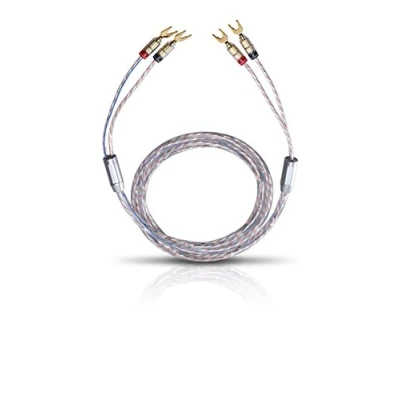 Obrázek Oehlbach Twin Mix Two 200 sada kabelů pro reproduktory postříbřené 2 x 6,0 mm², se spojkou kabelové koncovky Made in Germany m čiré sklo