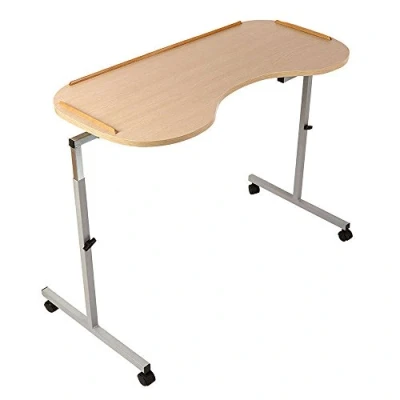 Obrázek NRS Healthcare M99394 nastavitelný, ergonomicky přizpůsobený stůl k posteli s aretačními kolečky