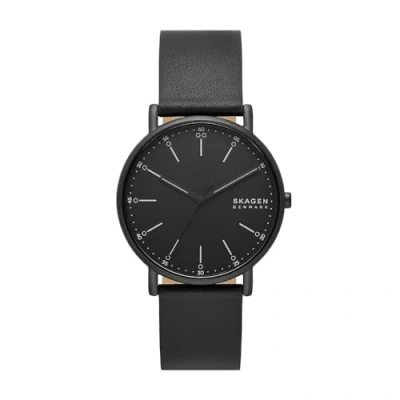 Obrázek Skagen Herrenuhr Signatur Quartz/3 Zeigerwerk 40 mm Gehäusegröße mit Lederarmband SKW6902