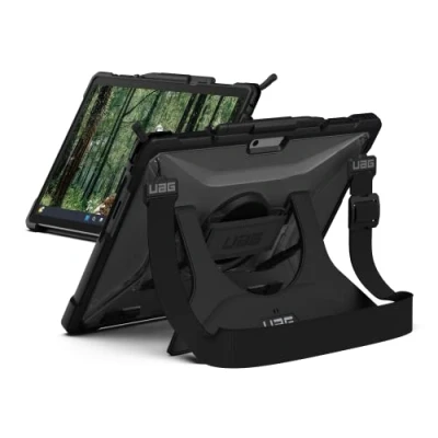 Obrázek URBAN ARMOR GEAR Plazma Case Microsoft Surface pro 11 / 10 9 pouzdro [navrženo certifikace, poutko na ruku a ramenní popruh, kompatibilní s Type Cover/Surface Pen] Ice