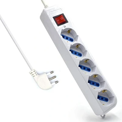 Obrázek Ewent EW3926 vícenásobná zásuvka/zásuvková lišta s 5 místy, 250 V / 2 500 W