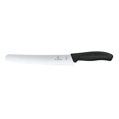 Obrázek Victorinox Swiss Classic, Profi cukrářská pila, extra ostrá čepel, zoubkovaný brus, 22 cm, nerezová ocel, černá