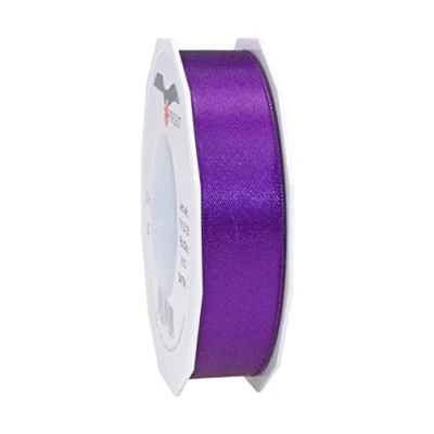 Obrázek PRÄSENT C.E. Pattberg Satin Purpur, 25 m Satinband zum Einpacken von Geschenken, mm Breite, Geschenkband Dekorieren &amp; Basteln, Dekoband, Anlass