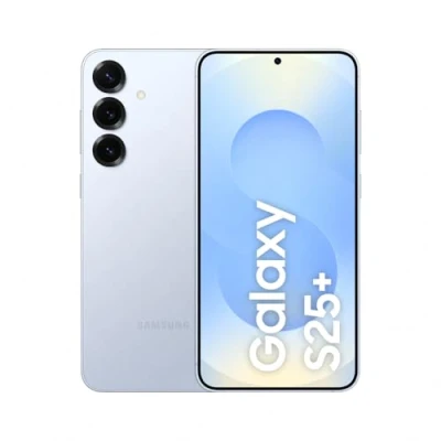 Obrázek Samsung Smartphone Galaxy S25+ AI s AI, bez smlouvy, mobilní telefon Android, 12 GB RAM, paměť 512 GB, 50MP kamera, Icyblue, 3letá záruka výrobce [exkluzivně na Amazon]