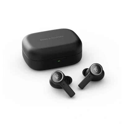 Obrázek BANG &amp; OLUFSEN Beoplay EX bezdrátová Bluetooth sluchátka do uší s funkcí Active Noise Cancellation a 6 mikrony, výdrž baterie až 20 hodin, nabíjecí box USB C nabíjením Black Antracit, One Size