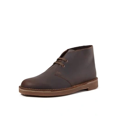 Obrázek Clarks Pánské Desert Boot Bushacre 3 Chukka boty, Dark Brown Lea