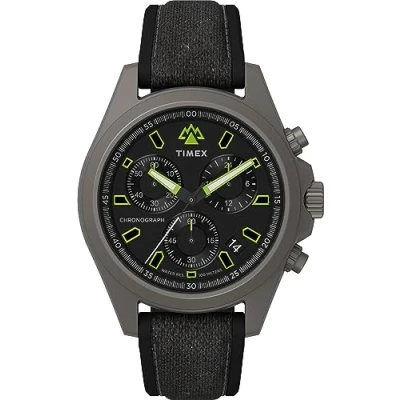 Obrázek Timex Pánské náramkové hodinky Expedition North Field Post, 43 mm, Černá/černá/titan, mm North® Chronograph