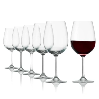Obrázek Stölzle Lausitz pohár na červené víno Weinland 6dílná sada I 450 ml sklenice optimální pro Bordeaux stabilní vhodné do myčky nádobí s