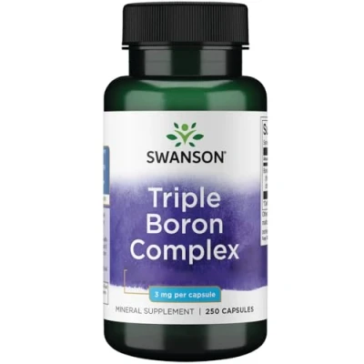 Obrázek Swanson Triple Boron Complex 3 mg Podpora kostí a kloubů 250 kapslí
