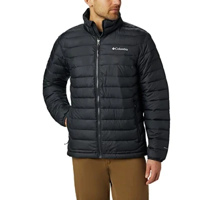Obrázek Columbia Powder LITE Jacket Zimní bunda, Muži, Velikost: Small, Black