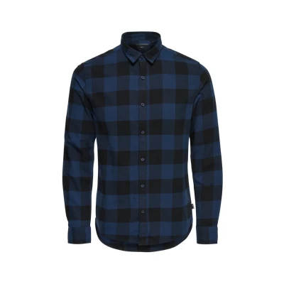 Obrázek ONLY &amp; SONS Pánská košile ONSGUDMUND, Dress Blues 1, XL