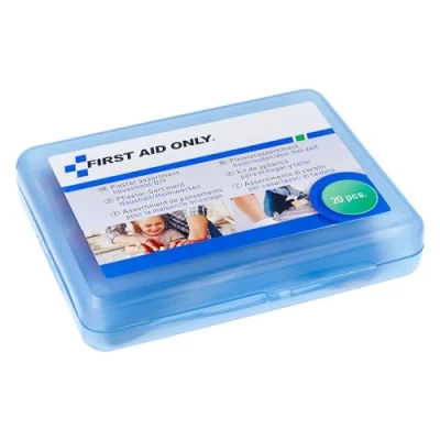 Obrázek First Aid Only Sada náplastí pro domácnost/domácí kutily (20 kusů) 20 v různých velikostech a tvarech uzavíratelné náplasti P 10022