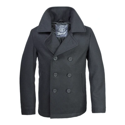 Obrázek Brandit PEA COAT Lehká bunda, Muži, Velikost: 4XL, Black