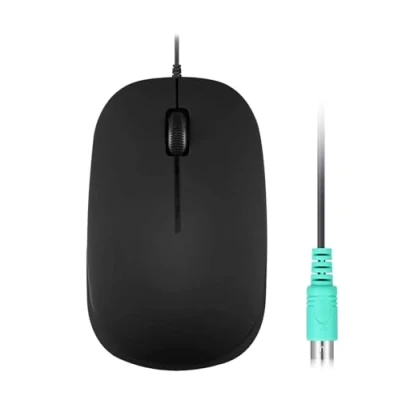 Obrázek Perixx PERIMICE 201 P II Optická 3tlačítková PS2 myš šňůra s připojením 1000 dpi matná černá