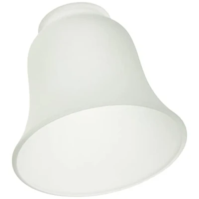 Obrázek Westinghouse Lighting 8703640 4,3 cm Stínidlo lampy ze satinovaného skla, tvar zvonku, bílé, 12,1 x 11,1