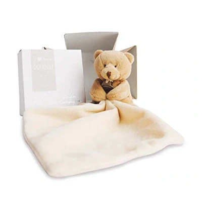 Obrázek Doudou et Compagnie 302 Teddybär mit Taschentuch, in Geschenkebox