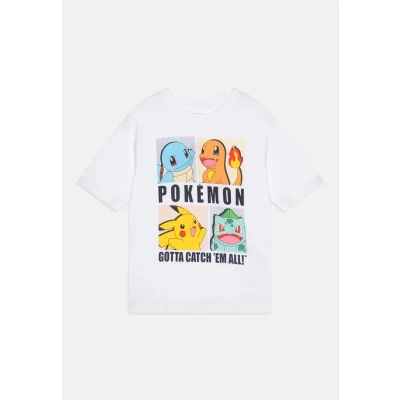 Obrázek Name it Nkmdazz Pokemon BOX SKY Triko s potiskem pro děti, Velikost: 110, Bright white
