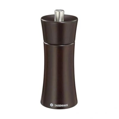 Obrázek Zassenhaus mlýnek na pepř Frankfurt wenge barva bukové dřevo z vysoce výkonné keramiky, vyrobeno v Německu, rozměry: V: 14 cm, průměr: 5,4 022247