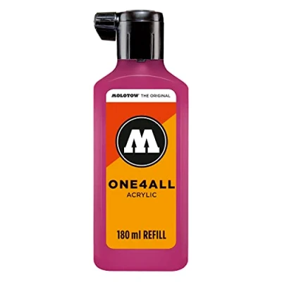 Obrázek Molotow ONE4ALL Refill Acryl, barva 232 magenta 180 ml, doplňovací inkoust pro permanentní popisovač