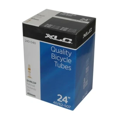 Obrázek XLC Unisex duše na kolo pro dospělé 24 x1,5/2,5 40/62 507 DV 40 mm VT D24, černá, jedna velikost