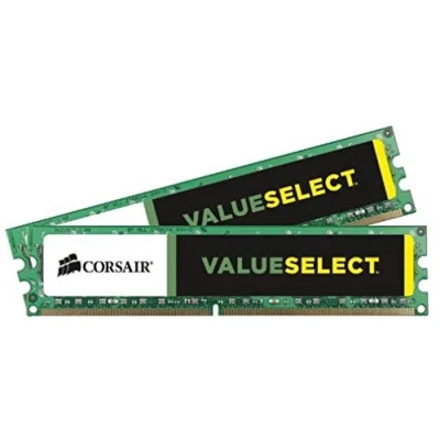 Obrázek Corsair CMV8GX3M2A1333C9 Value Select 8GB (2x4GB) DDR3 1333 Mhz CL9 Standard Desktop Memory