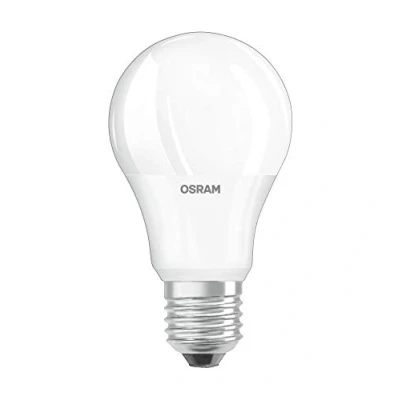 Obrázek OSRAM STAR+ LED lampa s paticí E27, teplá bílá (2700 K), 9 W, se soumrakovým senzorem, klasický tvar žárovky, náhrada za 60W žárovku, matná, DAYLIGHT SENSOR CLASSIC A, balení po 4 kusech
