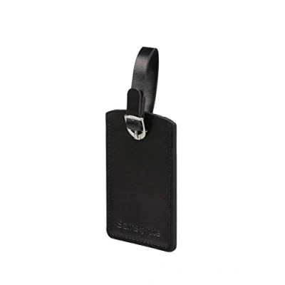 Obrázek Samsonite Global Travel Accessories, obdélníkový přívěšek na zavazadlo, 10 cm, černá, Přívěs zavazadla