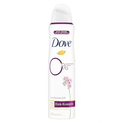 Obrázek Dove Deodorantový sprej vůně třešňových květů Deo s ošetřujícím zinkovým komplexem a 0% hliníkovými solí 150 ml