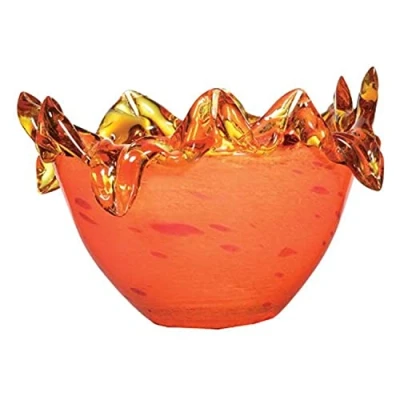 Obrázek OK Lighting Orange Glas Deko Schale Obstschale