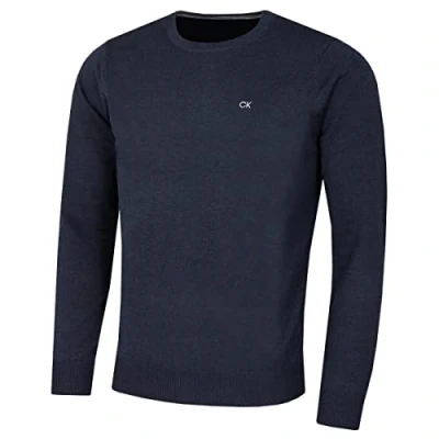 Obrázek Calvin Klein Herren mit Rundhalsausschnitt Sweater Marine Marl L