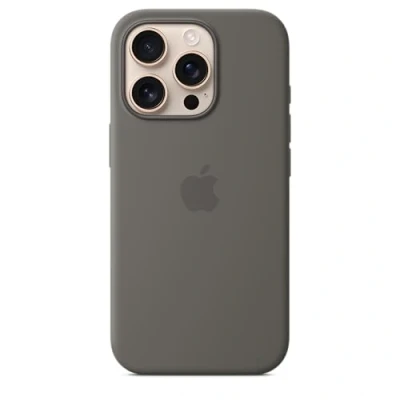 Obrázek Apple Silikonový Back Cover Šedá MagSafe iPhone 16 Pro