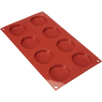 Obrázek Silikomart SF029/C 20.029.00.0060 SF 29 FLORENTINS SILICONE MOULD ø60 H 12 MM, Braun