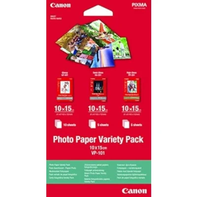 Obrázek Canon 0775B079 VP pro 101 vzor balení a 4, fotopapír, 10 x 15 cm, 4 5 listů