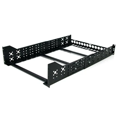 Obrázek StarTech.com 3 HE Universal Server Rackschienen TAA konforme feste Montageschienen 19&quot; mit einstellbarer Tiefe (UNIRAILS3U)