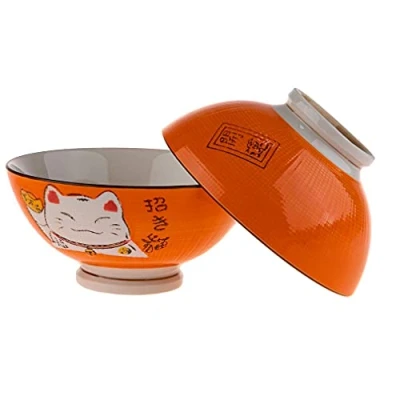 Obrázek lachineuse 2 Suppen oder Ramenschüsseln, Orange