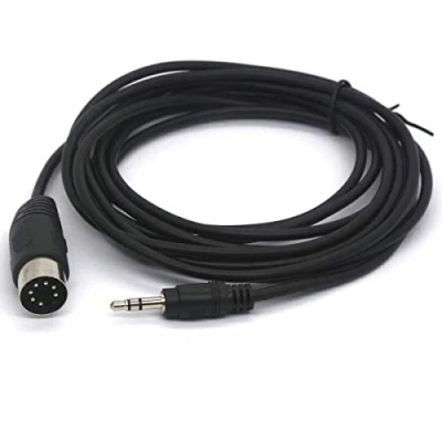 Obrázek OpenII 7 poliges DIN Kabel, Midi Stecker auf 3,5 mm Stecker, Audio Adapterkabel für B&amp;O, Naim, Quad Stereo Systeme (1,5 m)