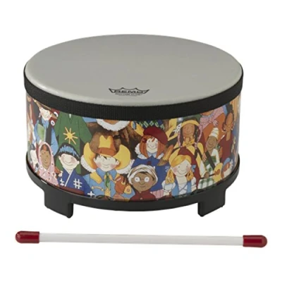 Obrázek Remo RH 5010 00 Rhythm Club Floor Tom Drm. 10 palců výška 5 palců, renesanční kožešina pevně předladěná, pro děti od 3 let