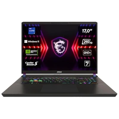 Obrázek MSI Vector 17 HX, herní notebook, 17,0&quot; QHD+, procesor Intel® Core™ i9 14900HX, 32 GB DDR5 5200 RAM, 1 TB, NVIDIA® GeForce RTX™ 4080, Windows 11 Home, klávesnice QWERTZ, A14VHG 1012