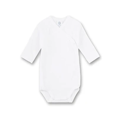 Obrázek Sanetta 302300 zavinovací body s dlouhým rukávem, Basic Collection, Organic Cotton bílá (další barvy), (bílá).