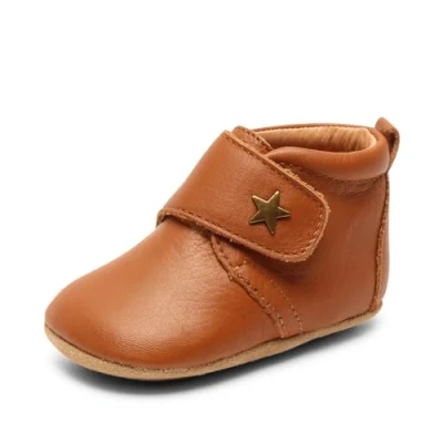 Obrázek Bisgaard BABY STAR Unisex První boty pro děti, Velikost: 24, Cognac
