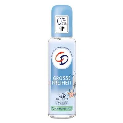Obrázek CD Deodorantní rozprašovač &#039;Velká svoboda&#039;, 75 ml, deodorant bez hliníkových solí, 24h dlouhodobá ochrana, vhodný pro citlivou pokožku, veganská péče o tělo