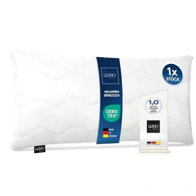 Obrázek LILENO HOME polštář 40 x 80 cm [1dílná sada] Střední s výplní polštáře 450 g postel nebo dekorační se zipem k přizpůsobení lze prát do 95 na pohovku &amp; ozdobný