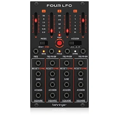Obrázek Behringer FOUR LFO Quad mit zuweisbaren Wellenformen für Eurorack