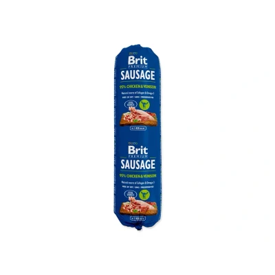 Obrázek BRIT Sausage Chicken &amp; Venison 800g