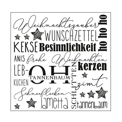 Obrázek Vaessen Creative Vytlačovací šablona Folder, Vánoce, k přidání struktur, vzorů a pozadí na kartičkách nebo stránkách scrapbooku, 15 x cm, stříbrná
