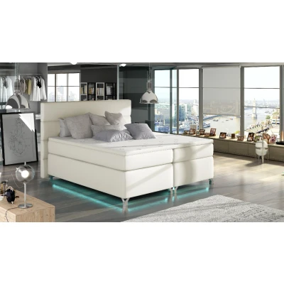 Obrázek Boxspring Amadeo 160x200 s LED podsvícením Materiál / Dekor: Ekokůže Soft 33